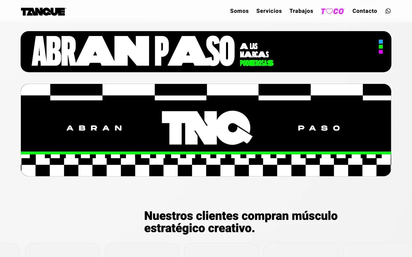 Vista previa del proyecto digital Tanque Group